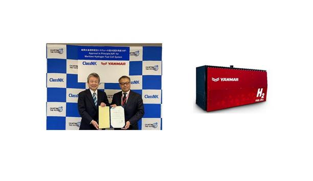 ClassNK issues approval in principle (AiP) for maritime hydrogen fuel cell system developed by YANMAR Power Technology