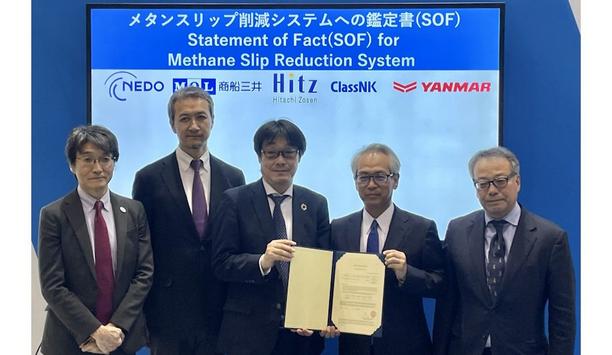 ClassNK issues Statement of Fact (SOF) for methane slip reduction system developed by Hitachi Zosen, MOL and Yanmar PT