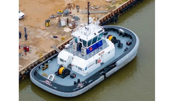 Crowley accepts delivery of eWolf, the first fully electric tugboat in the U.S.