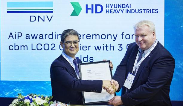 DNV awards AiP to HHI's LCO2 carrier design