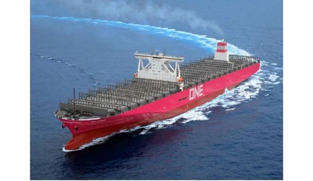 ONE announces that their containership CYGNUS was delivered at Japan Marine United Corporation’s shipyard