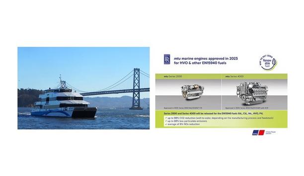 Rolls-Royce to release Series 2000 and Series 4000 mtu marine diesel engines in 2023 for use with sustainable fuels