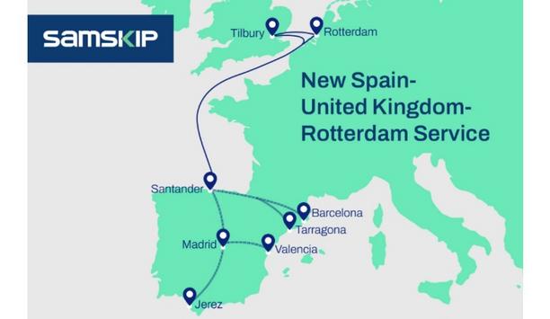Samskip continues aggressive network expansion with new Spain-United Kingdom-Rotterdam Service launch