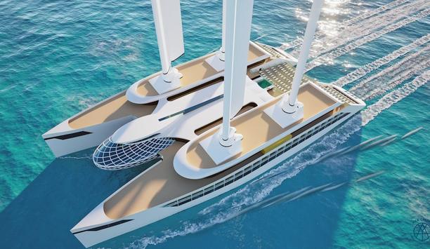 YSA Design offers vision for the sail powered cruise ship catamaran