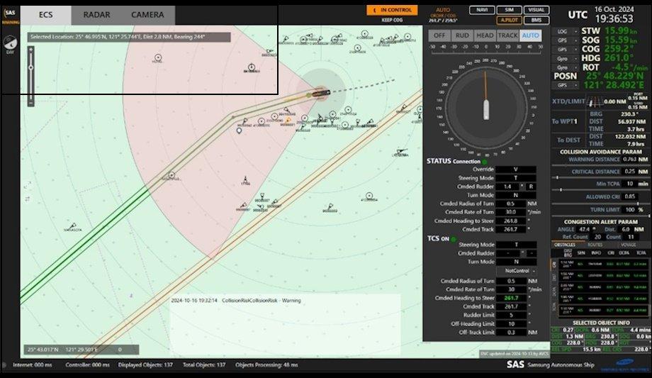 ClassNK certifies Samsung's SAS-IBS for autonomous ships