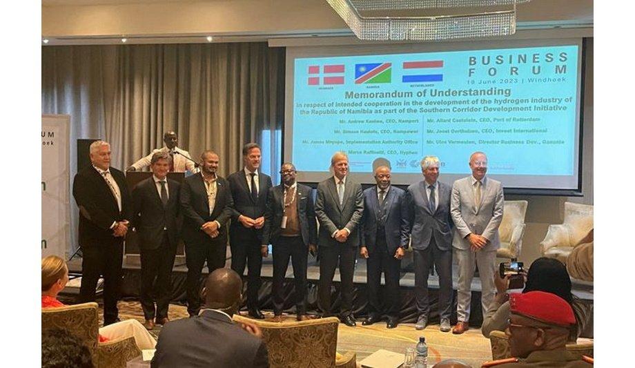 Namibia and the Netherlands work together in the field of green hydrogen