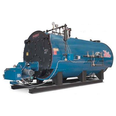 Hurst Boiler S400-1S-0030-0300 Three Pass Wet Back Packaged Scotch Marine Boiler (Steam Version)
