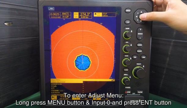 JRC brings JMA-3400 initial setting explanation